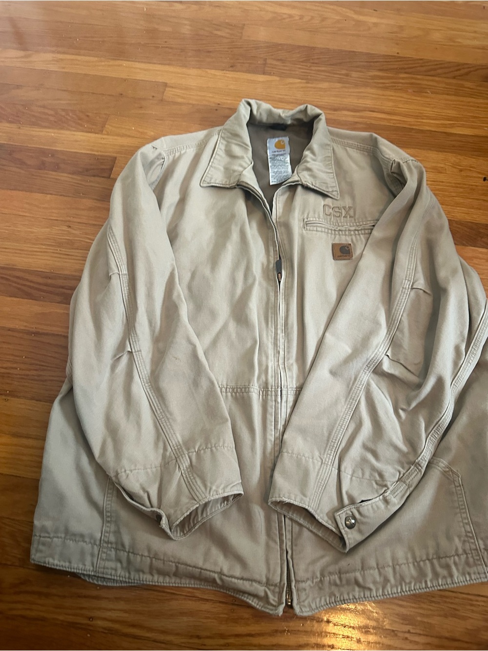 Carhartt Men's Lightweight Canvas Jacket - Tan